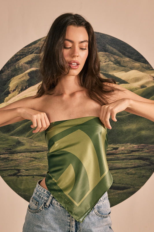 Pañoleta Geo - Limón