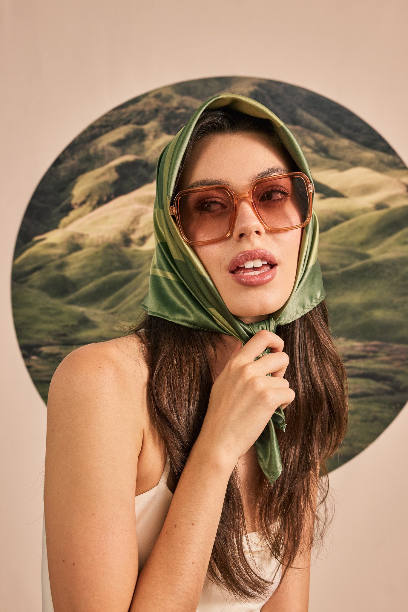 Pañoleta Geo - Limón