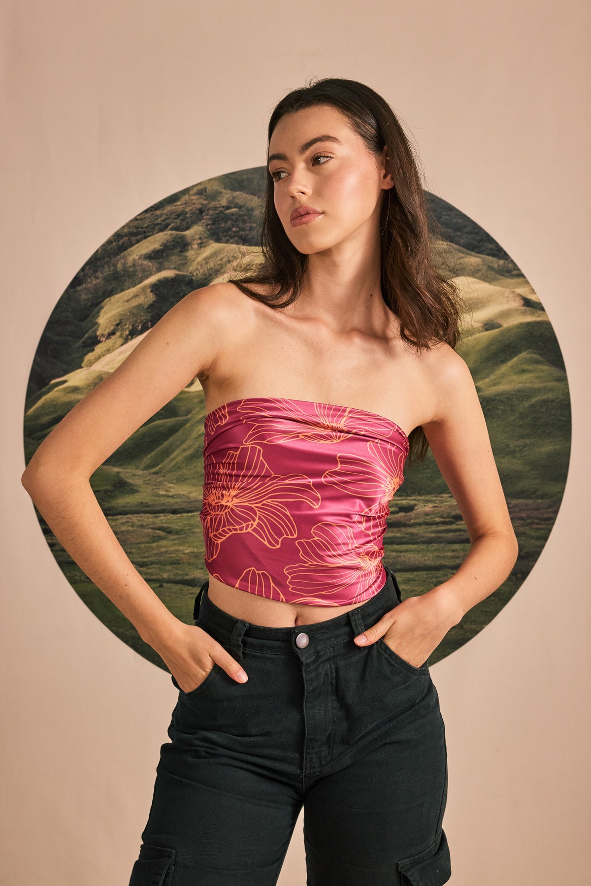 Pañoleta Magenta