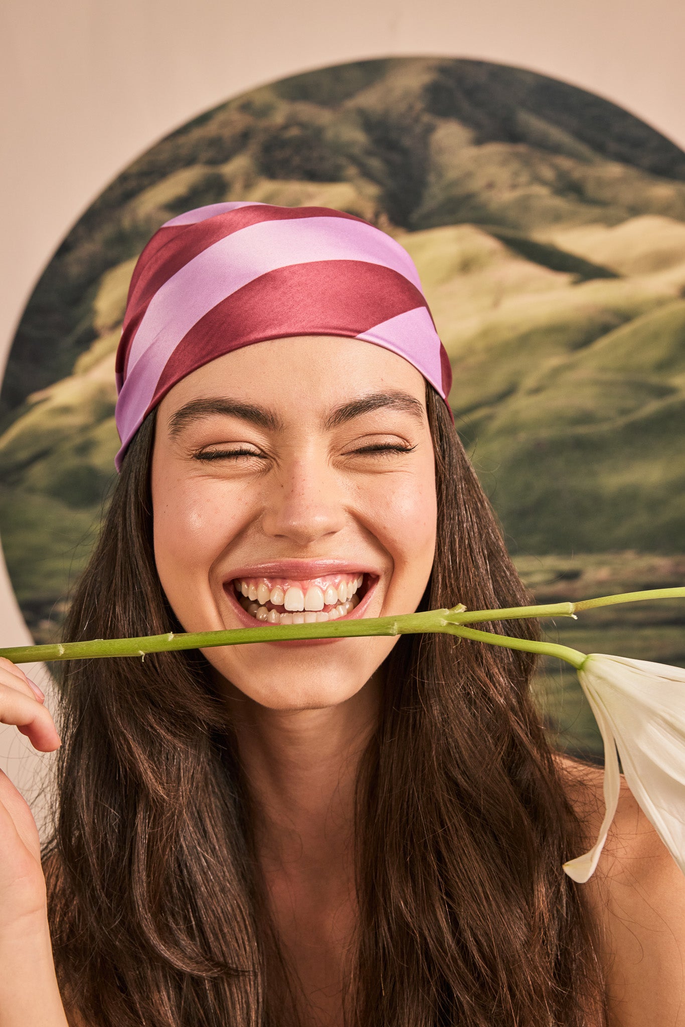 Pañoleta Geo - Lila