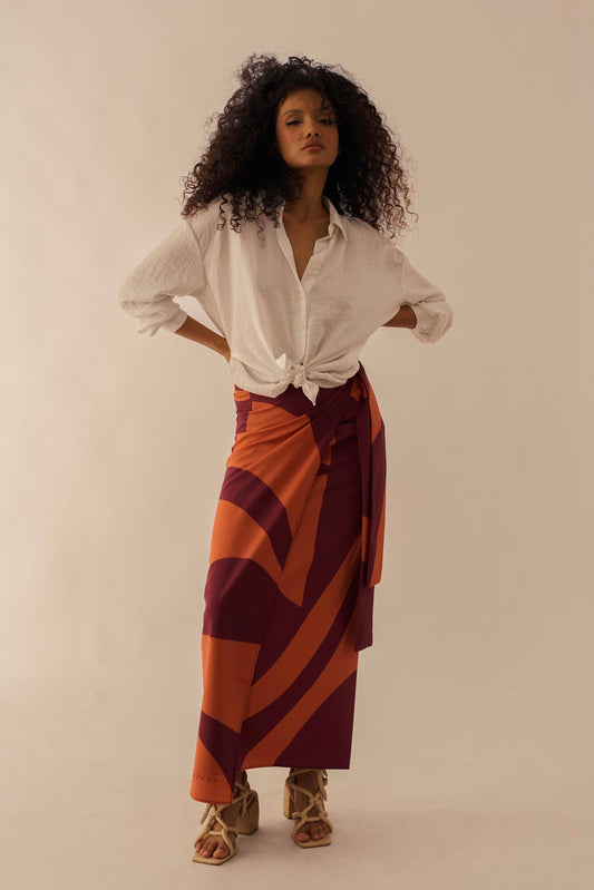 Sarong Geo Tropical