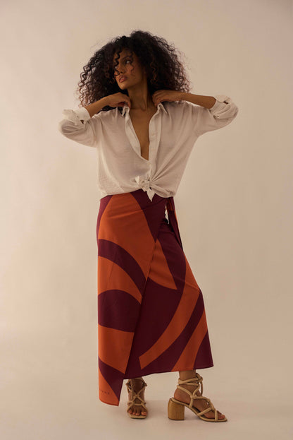 Sarong Geo Tropical