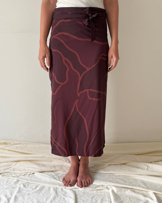 SALE - Sarong Orquídeas