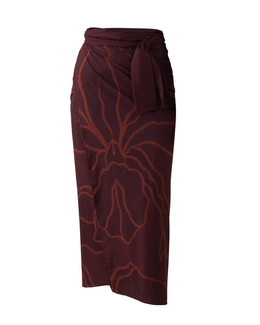 SALE - Sarong Orquídeas